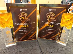 Agape-CP Awards: Best Outsourced Contact Centre Programme or Section, Best Contact Centre Manager (20 to 100 Seats)